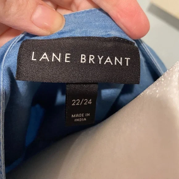 Lane bryant womans tunic top. Denim Size 24. - Picture 4 of 4